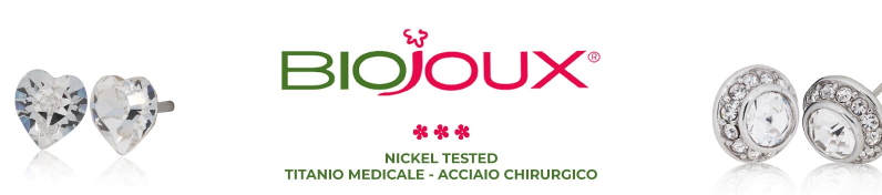 Biojoux - Biojoux  produce la prima linea di orecchini biocompatibili ipoallergenici esclusivi per farmacie e parafarmacie. Scopri la linea Biojoux in vendita a prezzi imbattibili!