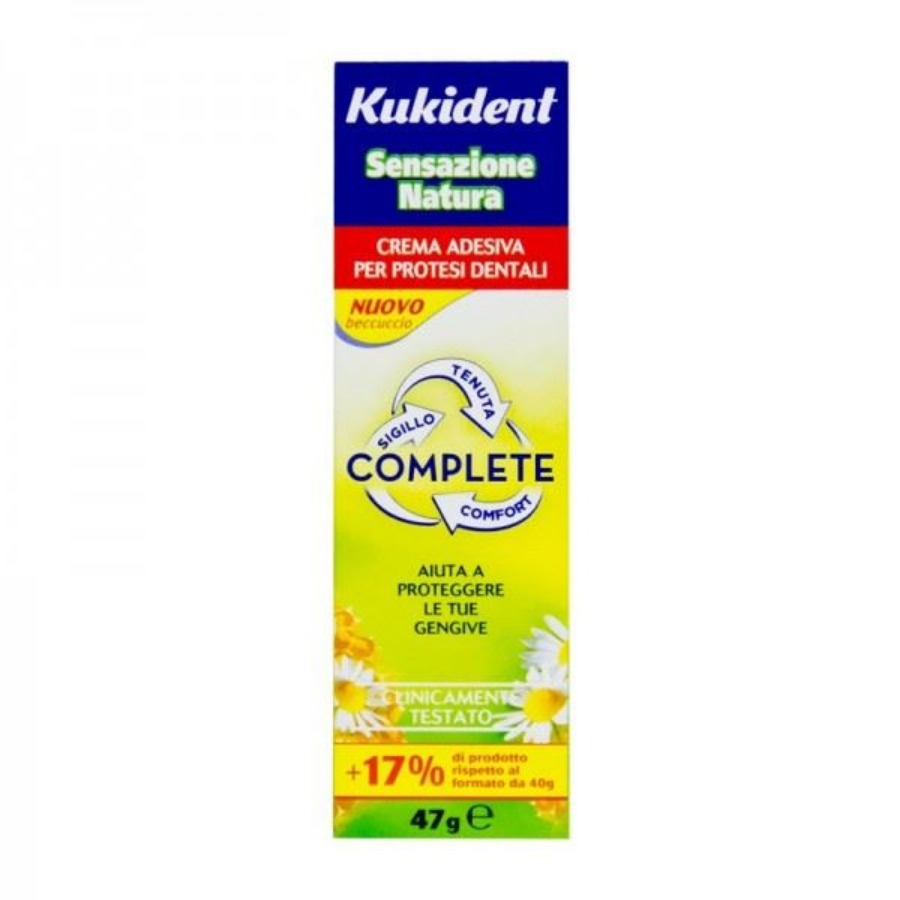 Kukident Sensazione Natura Complete Crema Adesiva