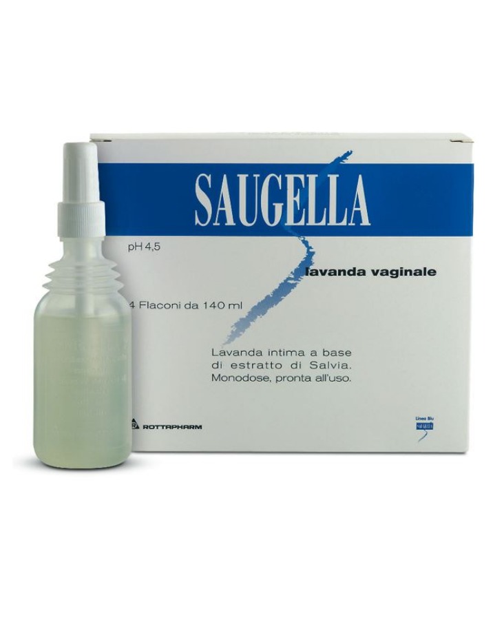 Saugella Lavanda Vaginale Ph 4,5 140ml 4 Flaconi