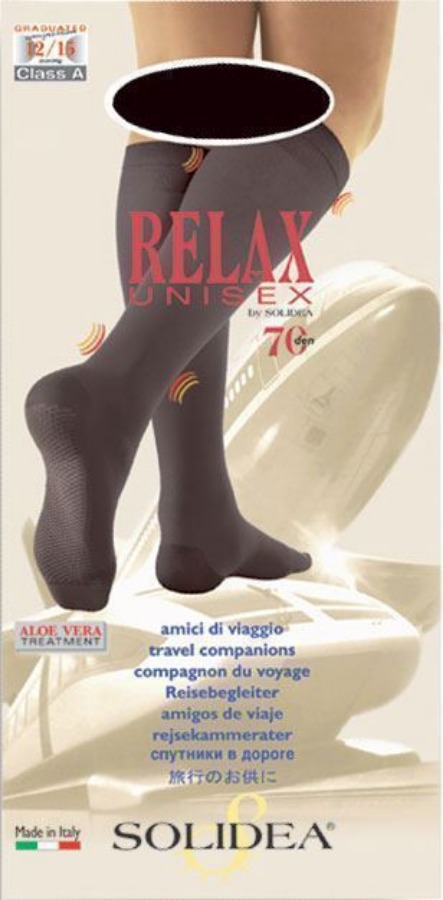 Solidea Relax 70 Gambaletto Unisex Nero Taglia 3