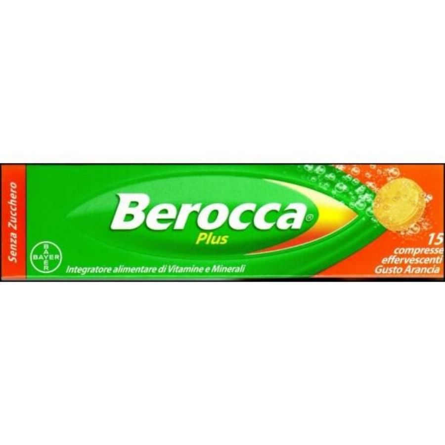 Berocca Plus Integratore Vitamine e Minerali 15 Compresse