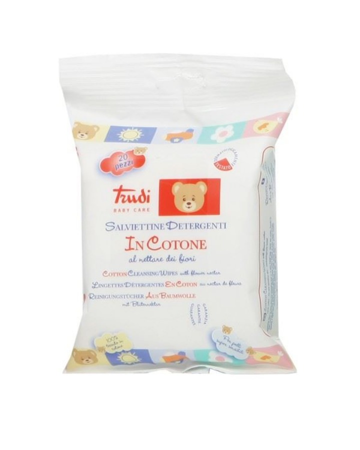 Trudi Baby Care Salviette Cotone 20 Pezzi