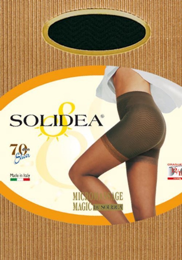 Solidea Magic 70 Collant Anticellulite Nero Taglia 4