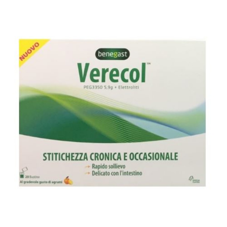 Verecol Integratore Contro La Stitichezza 20 Bustine