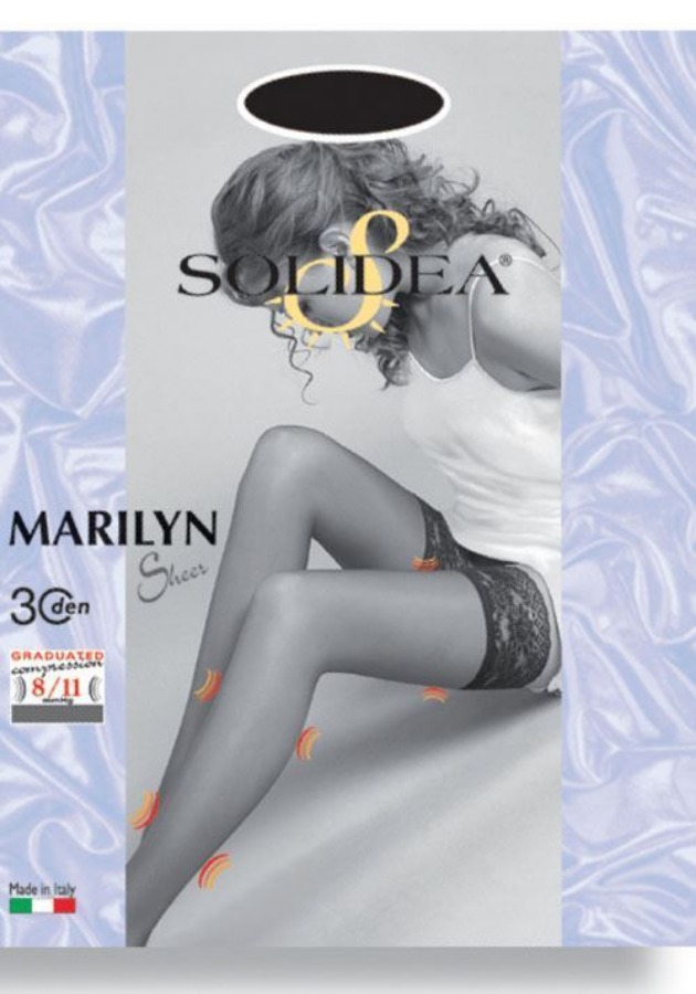 Solidea Marilyn 30 Calza Autoreggente Sabbia Taglia 3