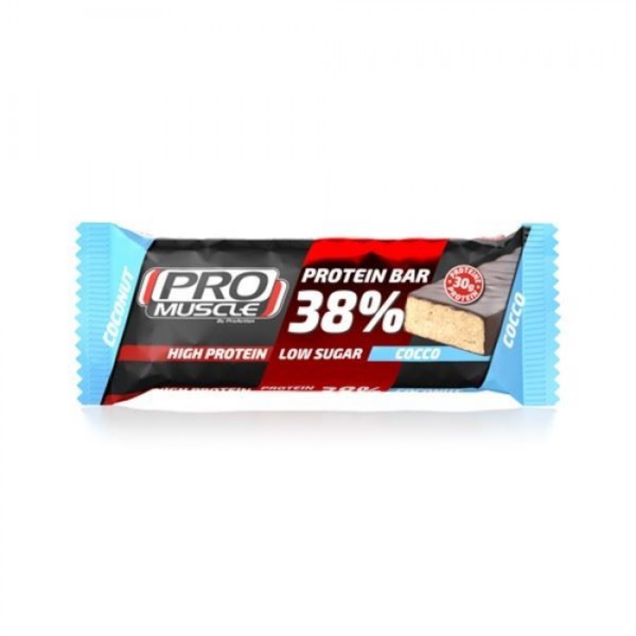 ProMuscle Protein Barretta 38% Protein Cocco 80gr