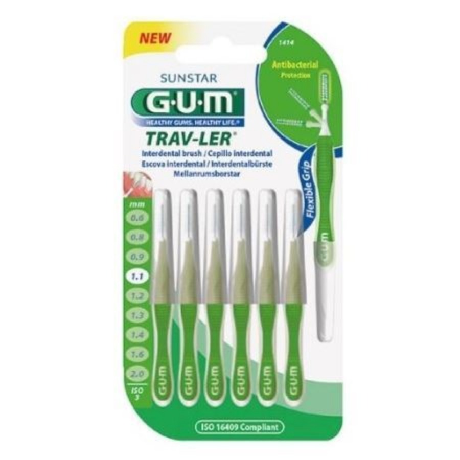 Gum Trav-Ler Scovolini Interdentali Misura 1.1 6 Pezzi