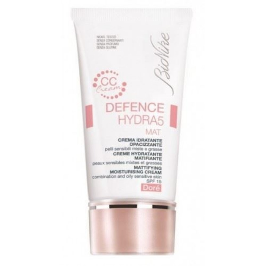 Bionike Defence Hydra5 MAT Crema Colorata Dore 40ml