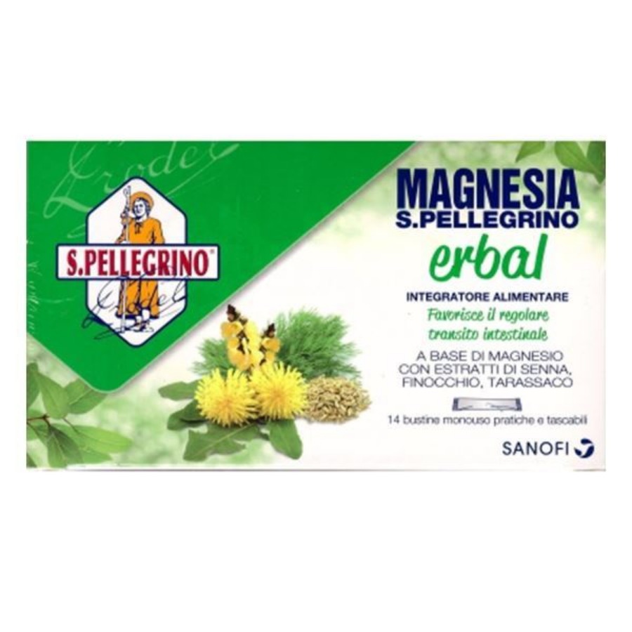 Magnesia San Pellegrino Erbal 14 Bustine