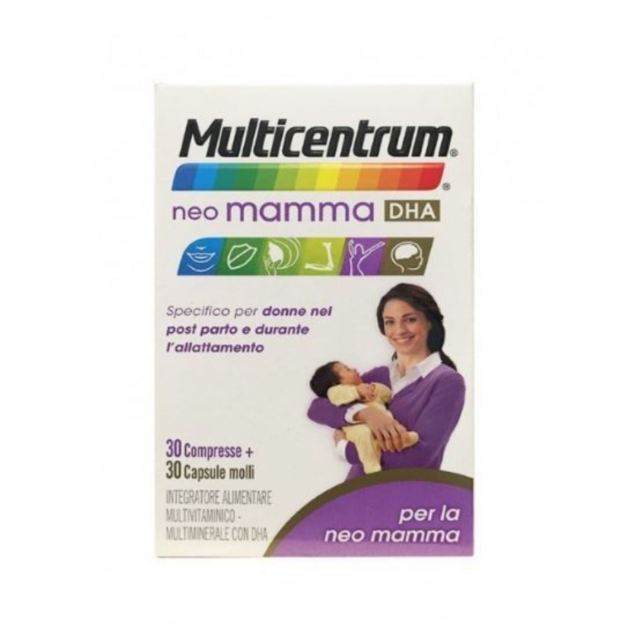 Multicentrum NEO Mamma DHA 30 e 30 Capsule Compresse Molli