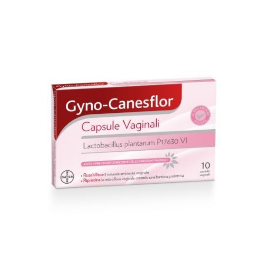 Gyno Canesflor 10 Capsule Compresse Vaginali