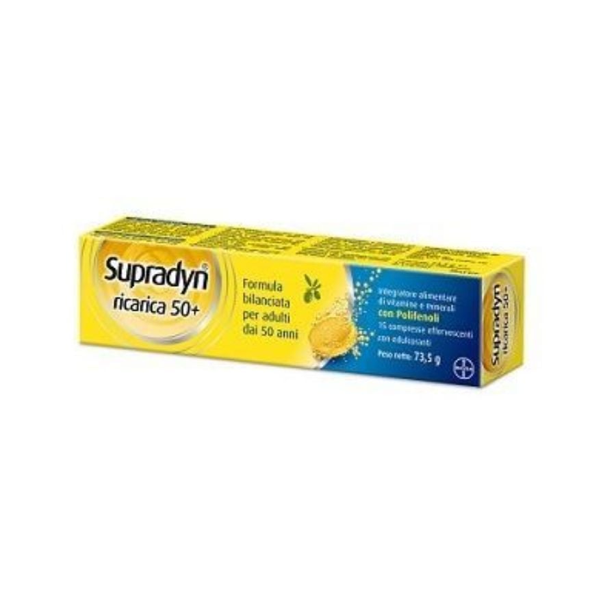 Supradyn Ricarica 50+ Effervescente 15 Compresse