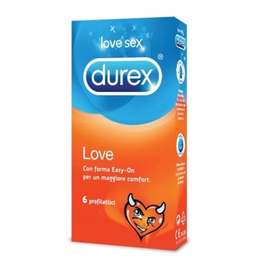 Durex Love Profilattici Easy On 6 Pezzi