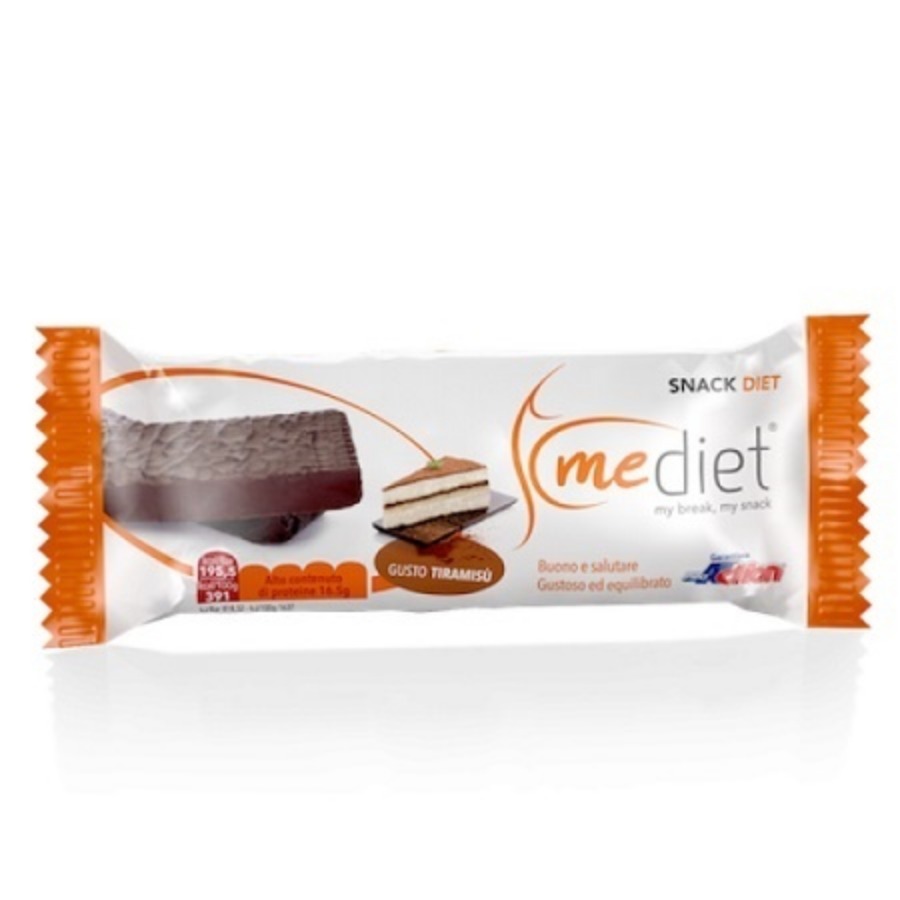 ProAction MeDiet Barretta Snack Diet Tiramisu 50gr