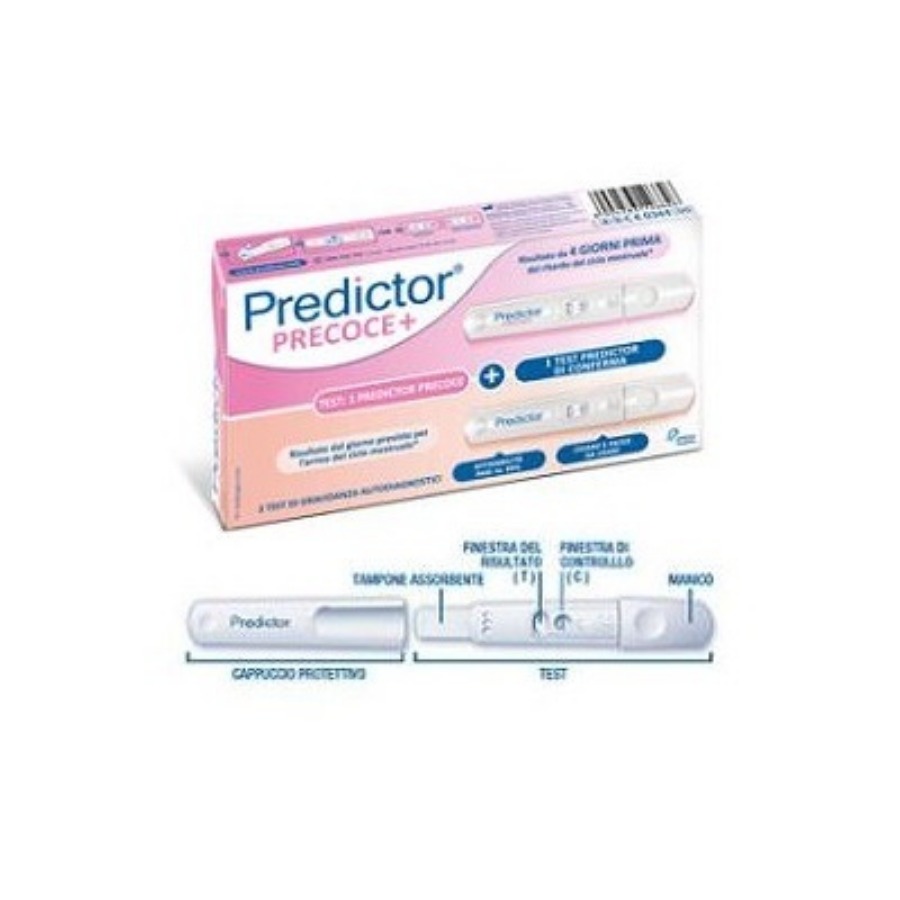 Predictor 1 Test Di Gravidanza Precoce e 1 Test Di Conferma