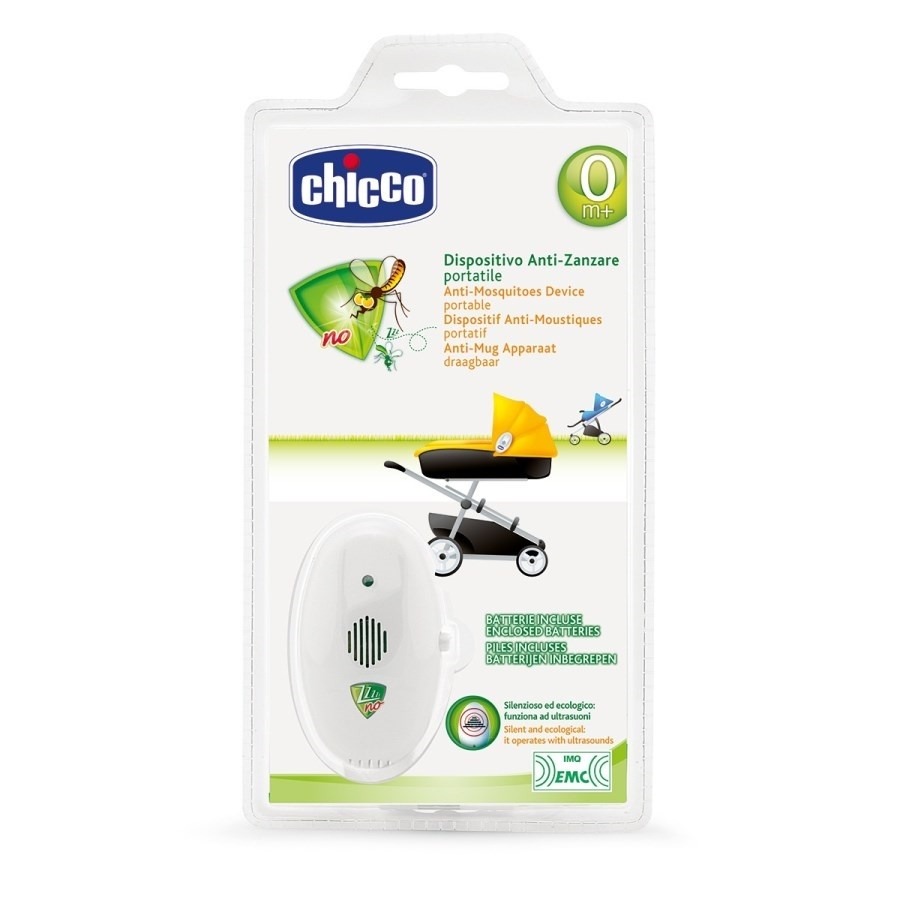 Chicco ZanzaNo Antizanzare Ultrasuoni Portatile 0Mesi+
