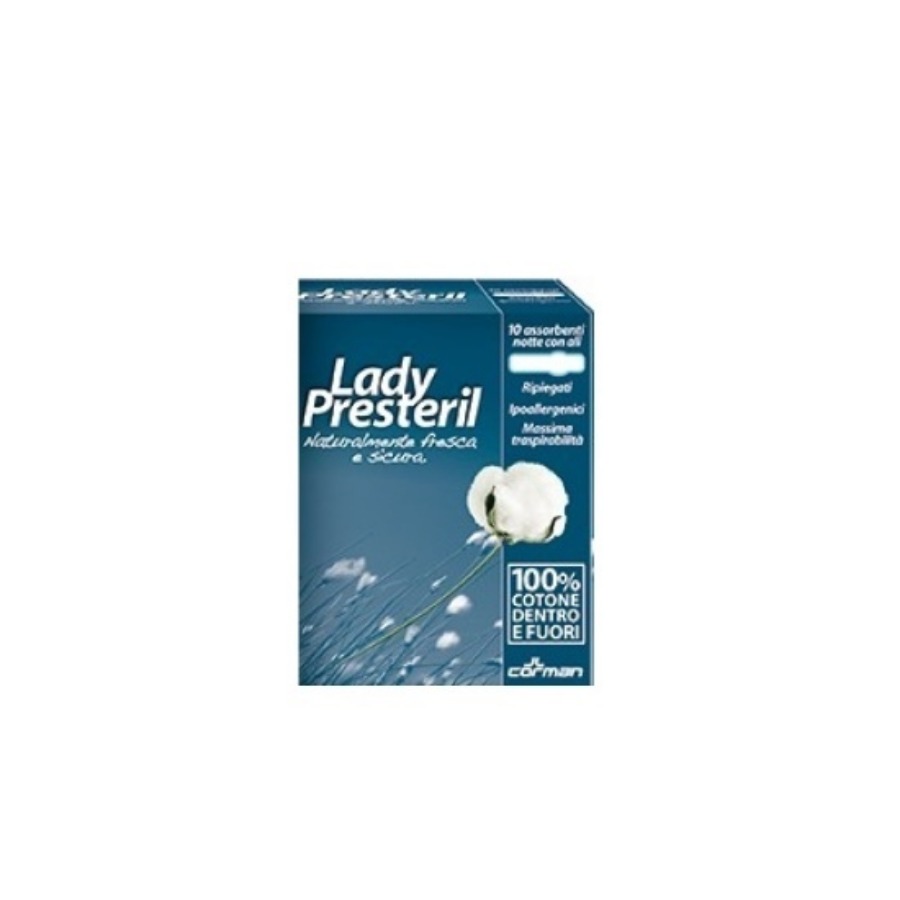 Lady Presteril Assorbente Notte 10 Pezzi