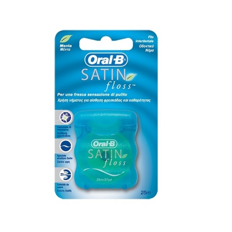 OralB Filo Interdentale Satin Floss 25 mt