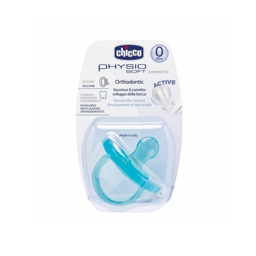 Chicco Gommotto Silicone Blu 06 Mesi