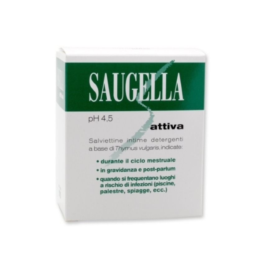 Saugella Attiva Salviettine 10 Pezzi