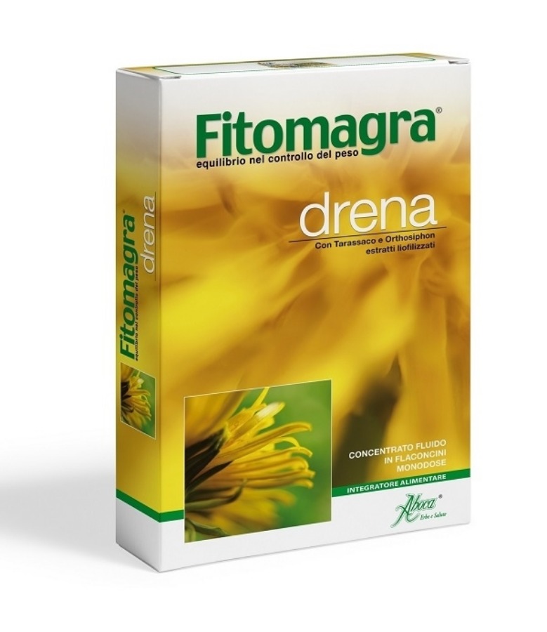 Aboca Fitomagra Drena Fluido 12 Fiale Da 15gr