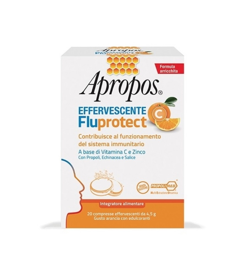 Apropos Fluprotect C 20 Compresse Effervescenti Arancia