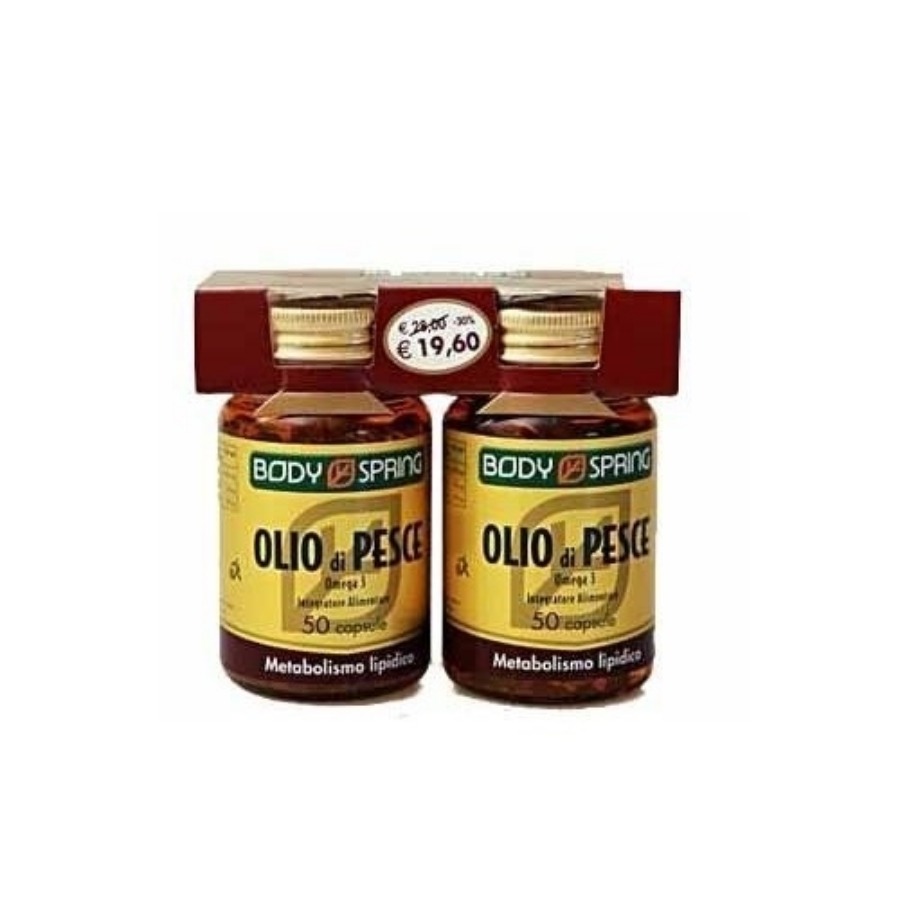 Body Spring Olio Di Pesce Omega 3 50+50 Capsule Compresse
