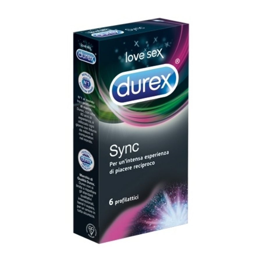 Durex Sync Contraccettivo 6 Pezzi