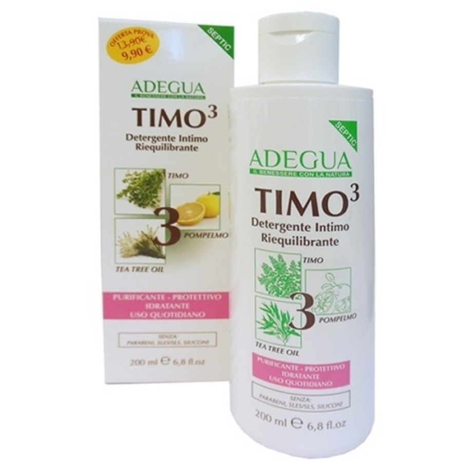 Adegua Timo3 Detergente Intimo Riequilibrante 200ml