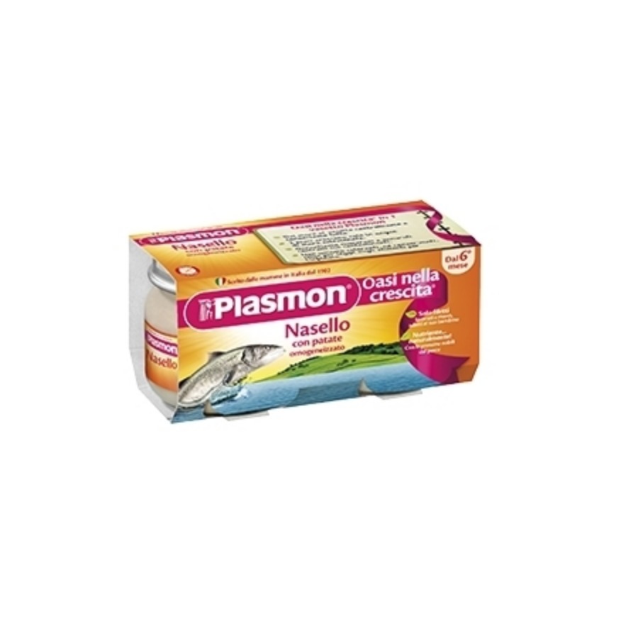 Omogeneizzato Plasmon Nasello e Patate 80grX2