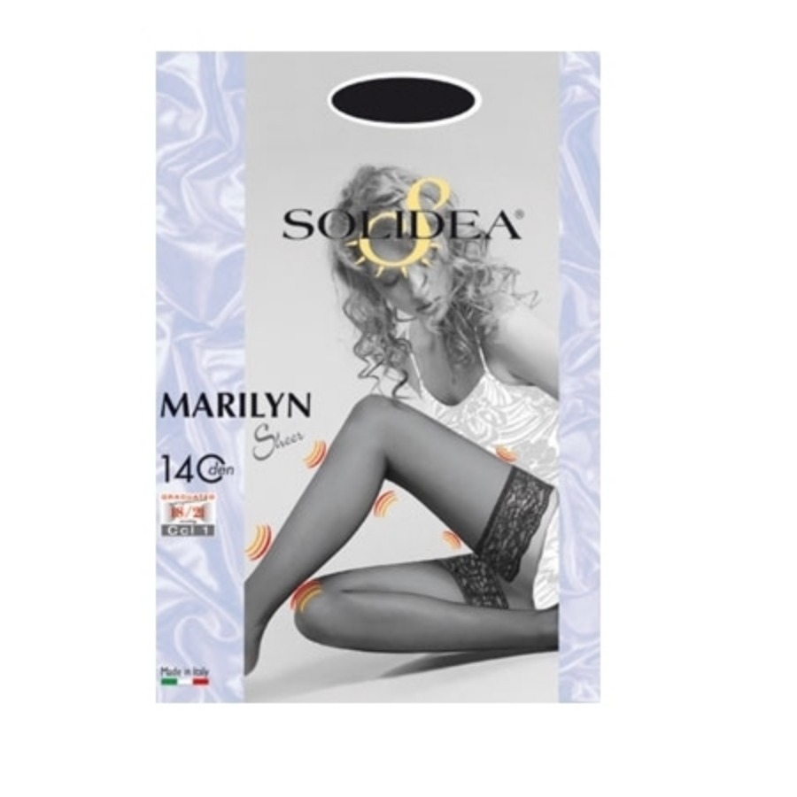 Solidea Marilyn 140 Calza Autoreggente Nero Taglia 2