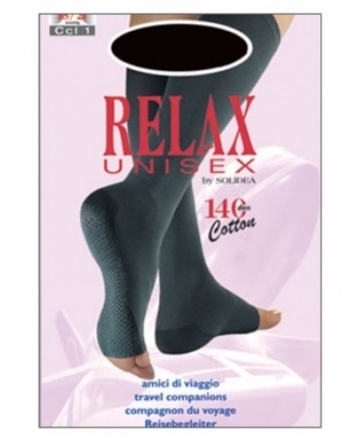 Solidea Relax Unisex Ccl1 Punta Aperta Nero Taglia L