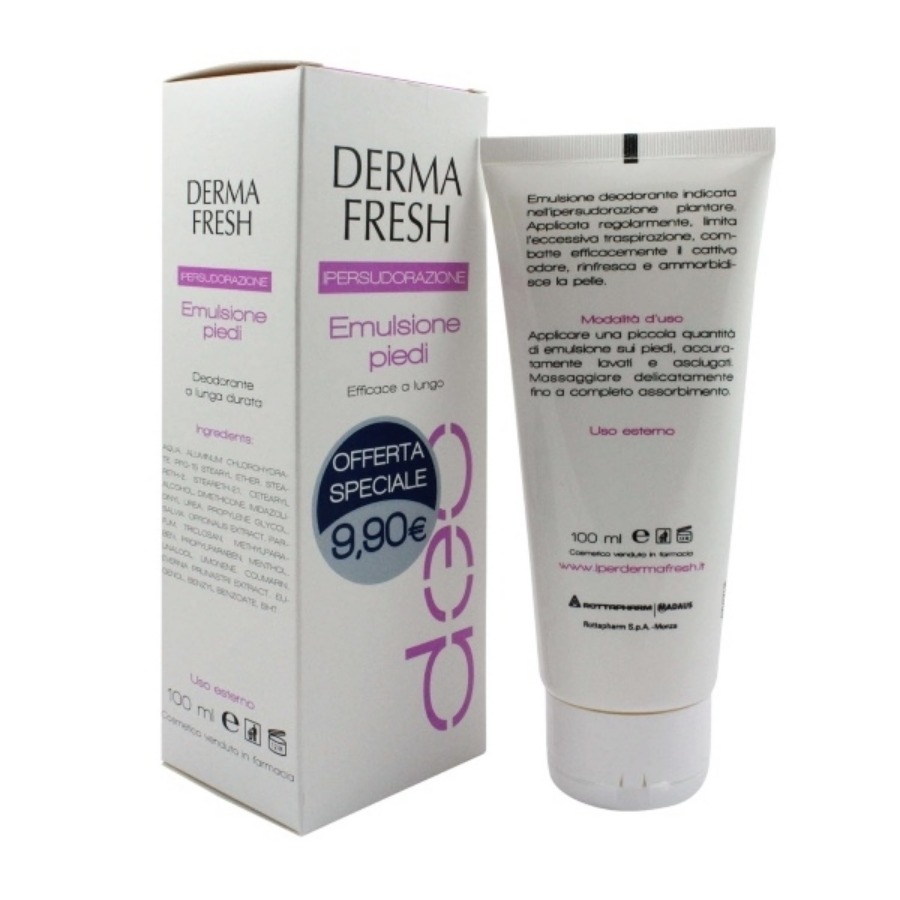 Dermafresh Emulsione Per Ipersudorazione Piedi 100ml