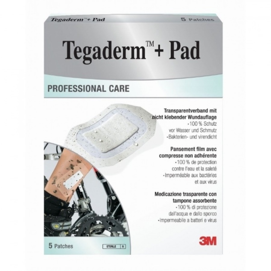 3M Tegaderm + Pad 9CM x 10 cm 5 Cerotti