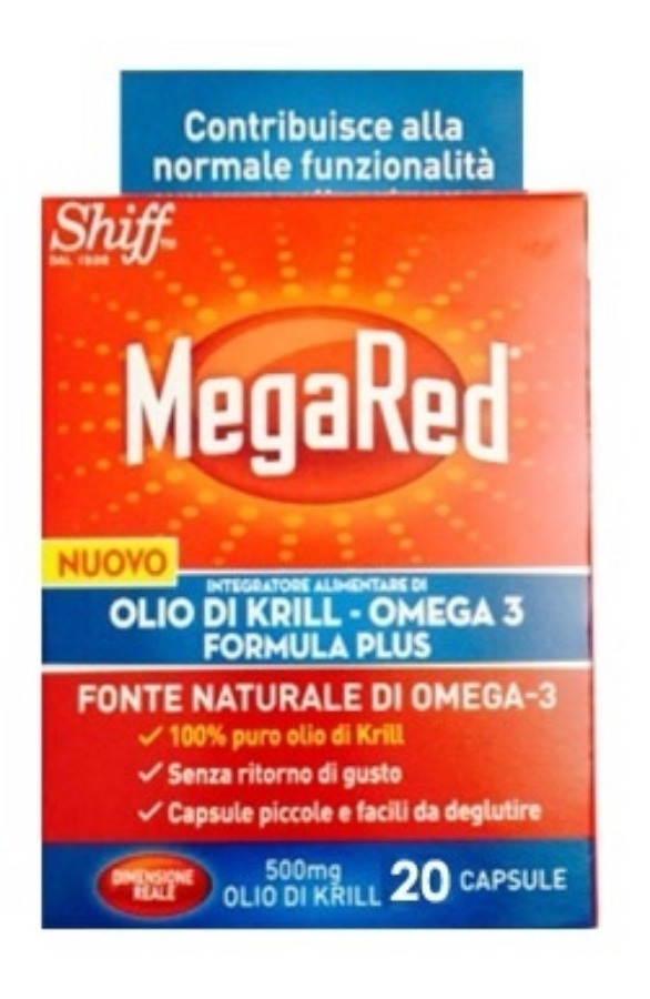 MegaRed Olio Krill Omega3 20 Capsule Compresse