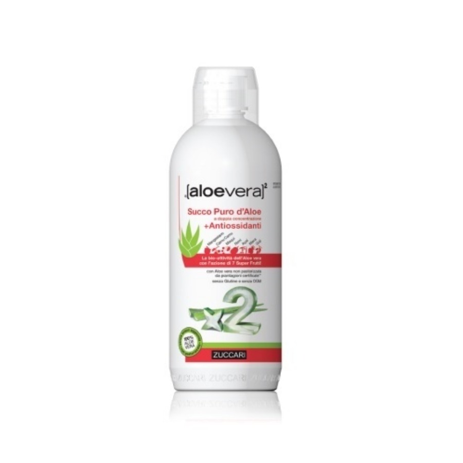 Zuccari AloeVera2 Succo Puro Aloe e Antiossidanti 1000ml