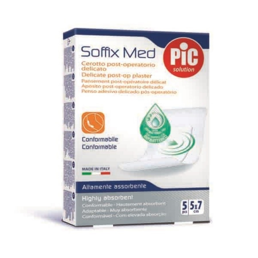 PIC Soffix Med 5X7 Sterile Anti Batterico 5 Pezzi