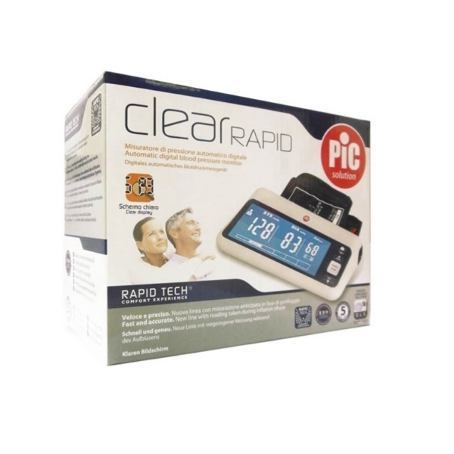 PIC Clear Rapid Misuratore di Pressione Automatico Digitale