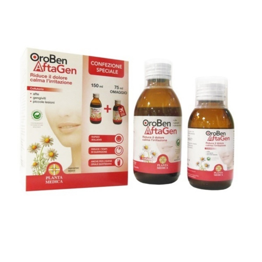 Planta Medica Oroben Aftagen Collutorio 150ml con 75ML OMAGGIO