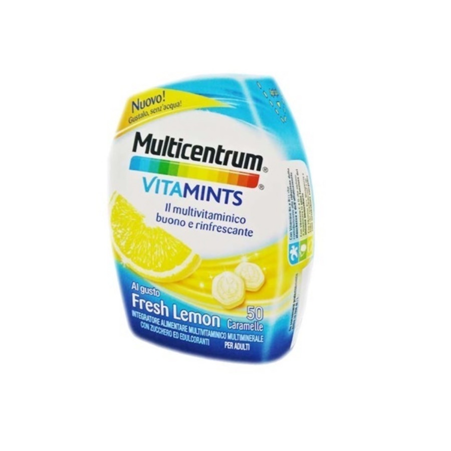 Multicentrum Vitamints Gusto Fresh Lemon 50 Caramelle Adulti 50gr