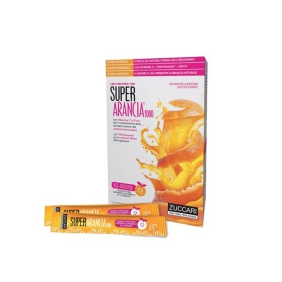 Zuccari Super Arancia 1000 10 Stick Pack Monodose