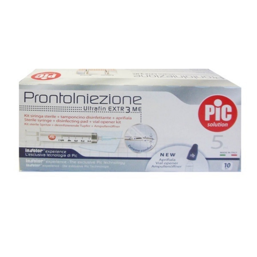 PIC Pronto Iniezione Ultrafine 5ML 10 Pezzi