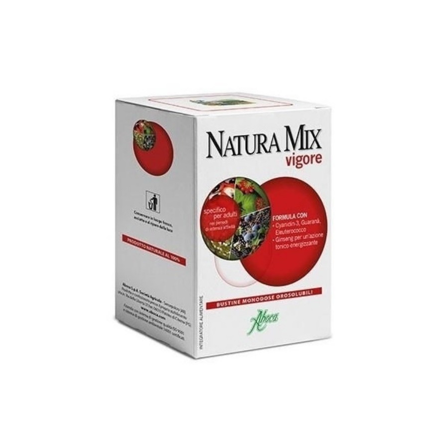 Aboca Natura Mix Vigore 20 Bustine Orosolubile