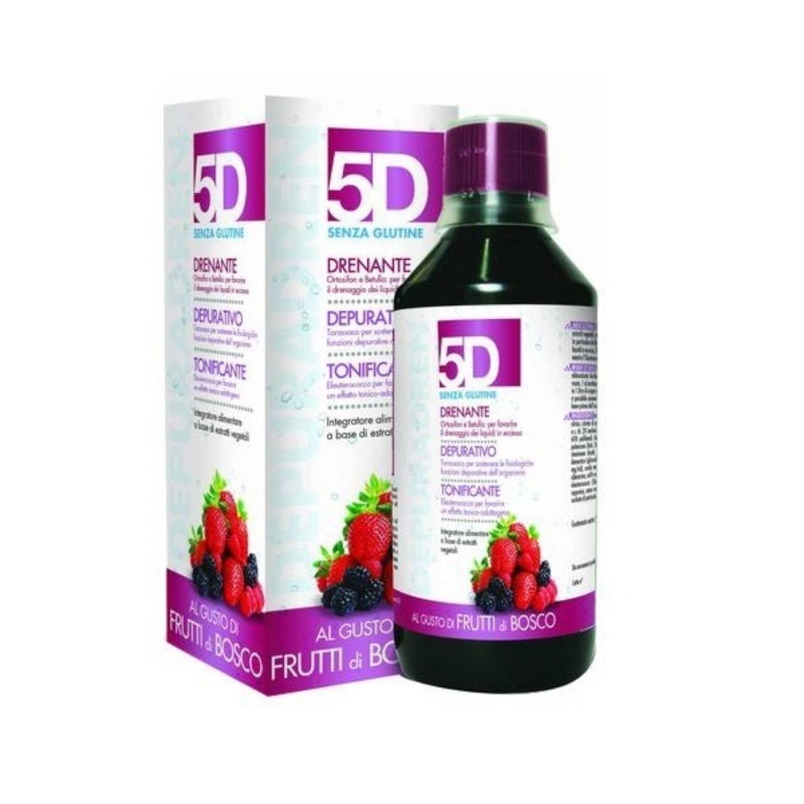 Benefit 5D Depuradren Integratore Drenante Frutti Bosco 500ml
