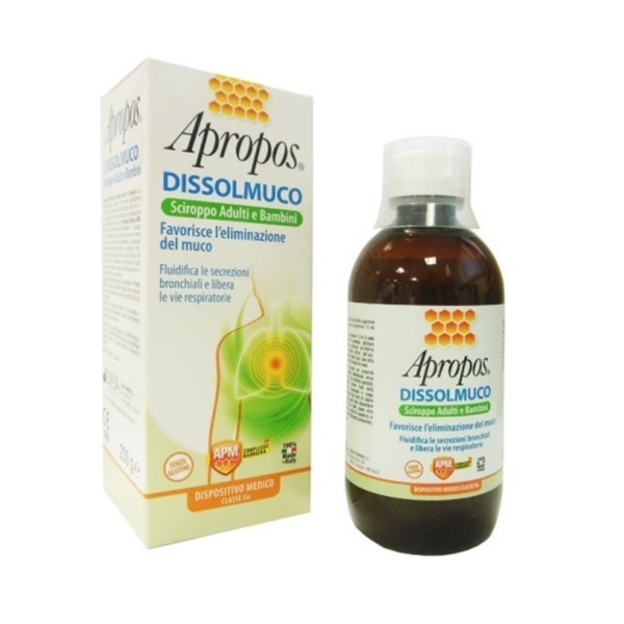 Apropos Dissolmuco Sciroppo Adulti e Bambini 230gr