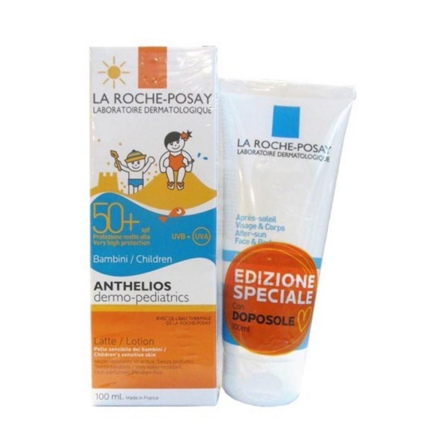 La Roche Posay Anthelios Latte Bimbi 100ml con OMAGGIO Doposole Posthelios