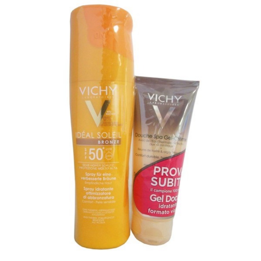 Vichy Ideal Soleil Bronze Spray SPF50 con Gel Doccia