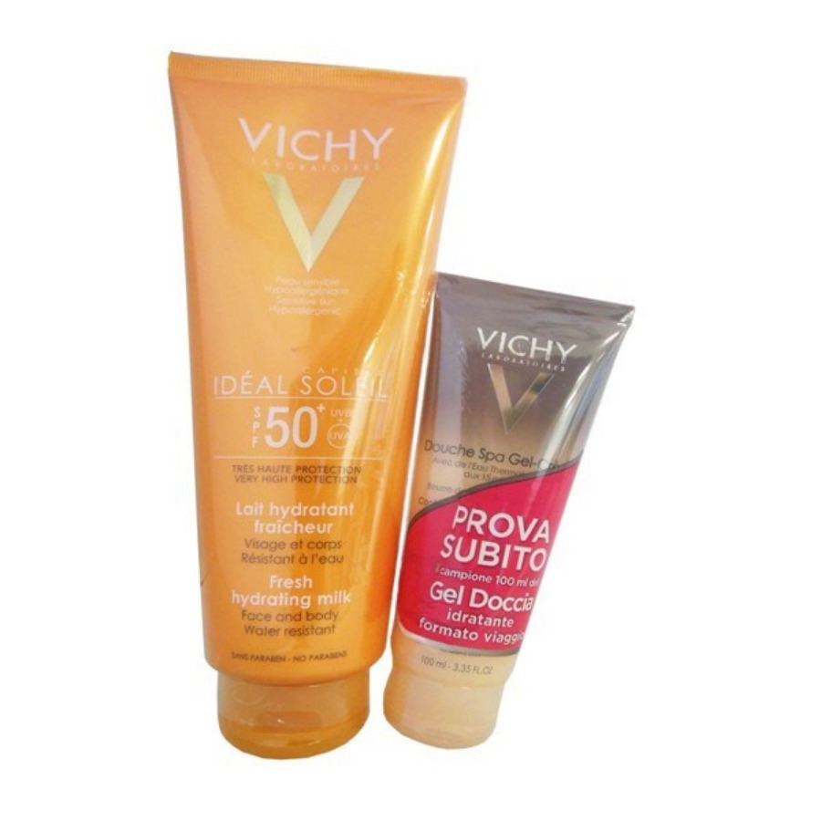 Vichy Ideal Soleil Latte Idratante SPF50+ con Gel Doccia