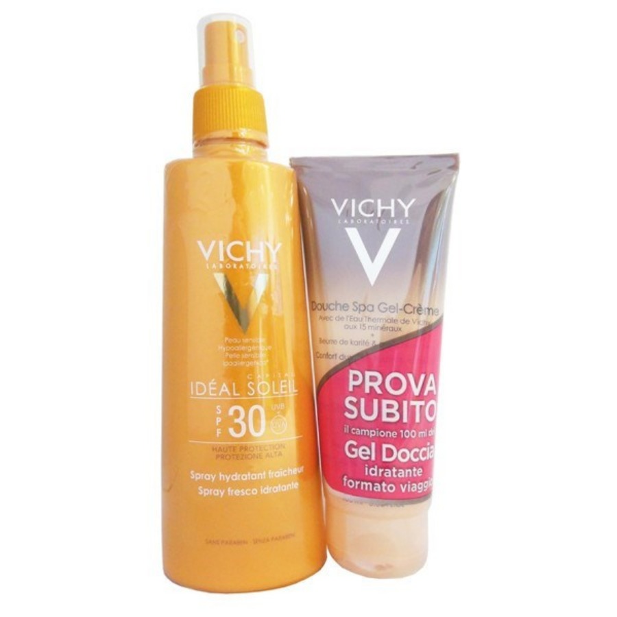 Vichy Ideal Soleil Spray Idratante SPF30 con Gel Doccia