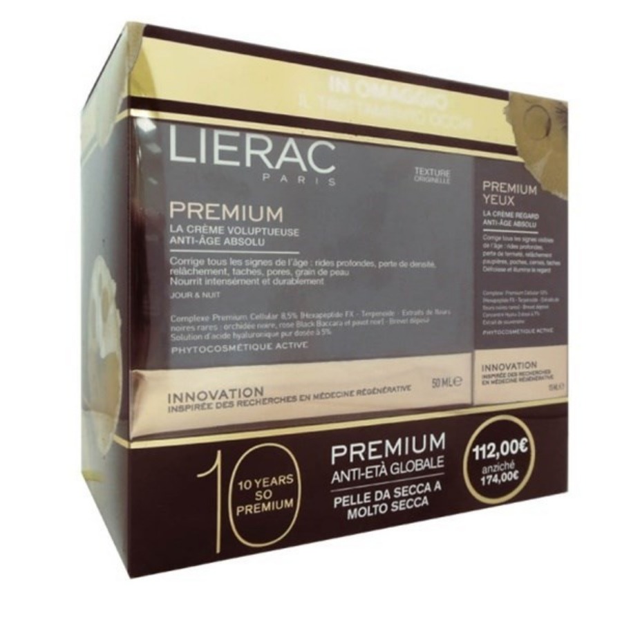 Lierac Premium Crema Ricca con OMAGGIO Contorno Occhi PROMO